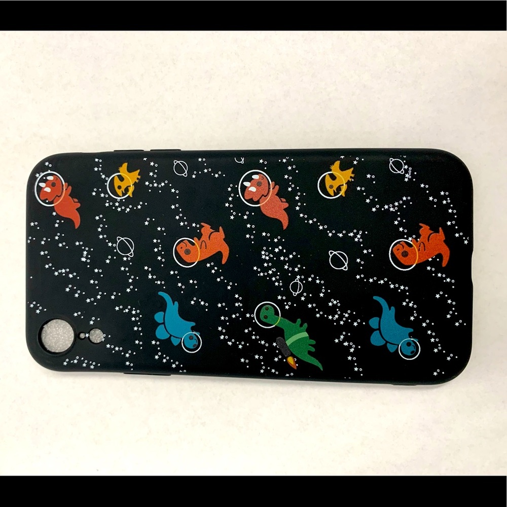 Dino IPhone XR phone case. Never used. Flexible.